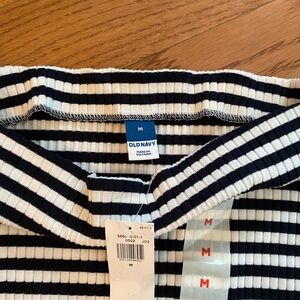 Old Navy Striped Black and White Shirt